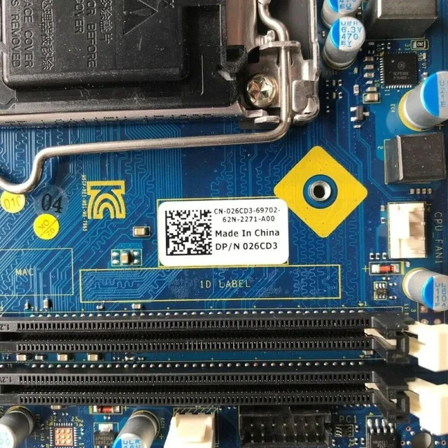 Alt view image 2 of 3 - Desktop Motherboard for X51 R3, Part CN-026CD3 026CD3 26CD3, MS-7985 Mainboard, DDR4 Memory Support, Fully Tested Working Replacement System Board