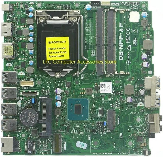 Alt view image 2 of 4 - Micro Desktop Motherboard for Optiplex 5050 Micro, Part CN-0782GW 0782GW 782GW PCB D8-MFF-AF, LGA1151 DDR4 Mainboard, Fully Tested Working Replacement System Board