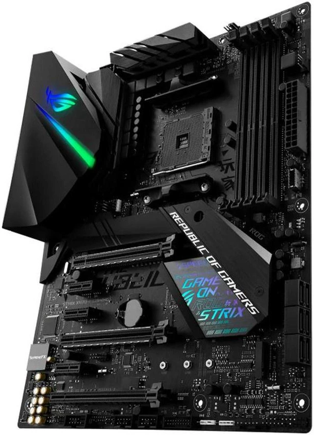 Alt view image 3 of 4 - ROG STRIX X470-F GAMING Desktop Motherboard, AM4 Socket, Supports Ryzen 5000 4000G 3000 Series CPUs, 4 x DDR4 Memory Slots, Replacement Mainboard Fully Tested Working
