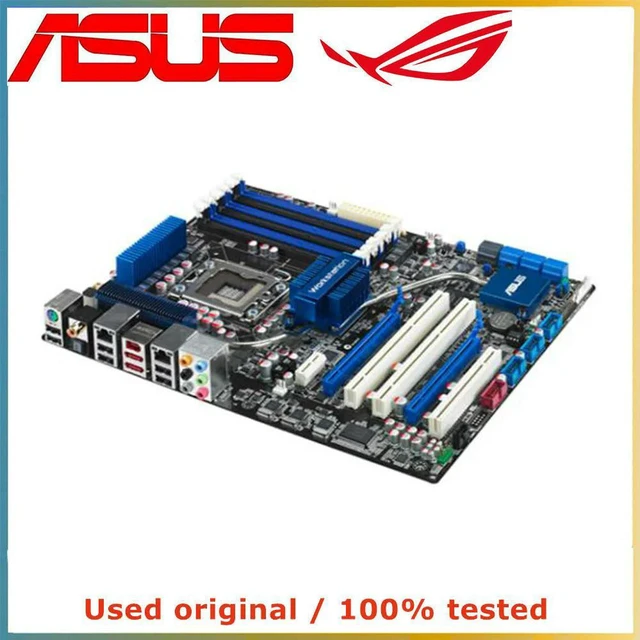 Alt view image 3 of 4 - Desktop Motherboard P6T WS Professional X58 Chipset, LGA1366 Socket DDR3 Mainboard Max 24GB RAM, SATA II PCI-E 2.0 X16 Slot, Fully Tested Working Replacement System Board