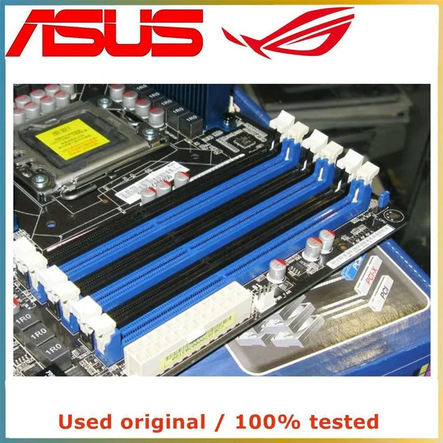 Alt view image 4 of 4 - Desktop Motherboard P6T WS Professional X58 Chipset, LGA1366 Socket DDR3 Mainboard Max 24GB RAM, SATA II PCI-E 2.0 X16 Slot, Fully Tested Working Replacement System Board