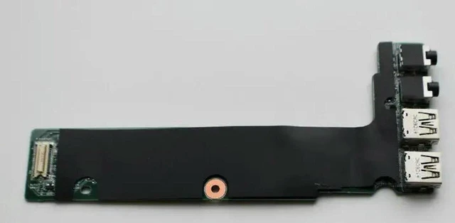 Main image of Laptop Audio Jack USB Port Sub Board for EliteBook 8560P, Part 10030YE00-600-G 01015FJ00-600-G, Replacement IO Interface Board Assembly