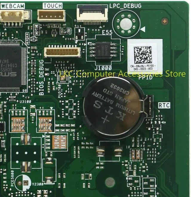 Main image of AIO All-in-One Motherboard for Inspiron 22-3280 24-3480, Part RJJKJ 0RJJKJ CN-0RJJKJ PCB IPWHL-PS, Onboard i5-8265U CPU Mainboard, Fully Tested Working Replacement Assembly