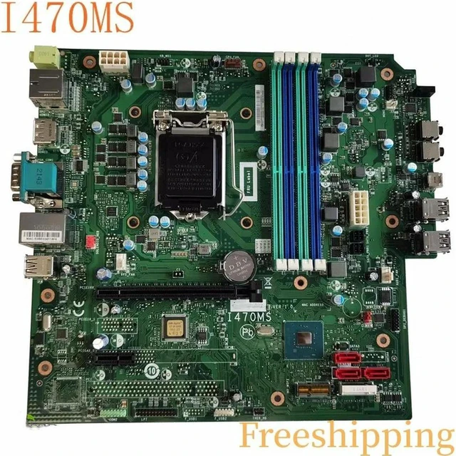Alt view image 4 of 4 - Desktop Motherboard I470MS for ThinkCentre M70t M80s M930t M930s, LGA1200 DDR4 Mainboard, Fully Tested Working Replacement System Board