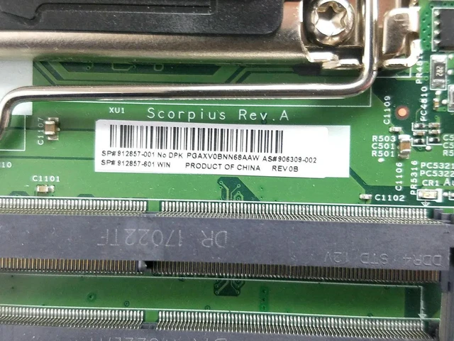 Alt view image 4 of 4 - Mini Desktop Motherboard for ProDesk 600 G3 DM, Part 912857-001 912857-601 906309-002 PCB 16515-1 348.06N35.0011, LGA1151 DDR4 Mainboard, Fully Tested Working Replacement System Board