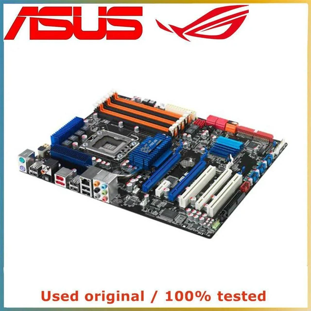 Alt view image 2 of 4 - Desktop Motherboard P6T X58 Chipset, LGA1366 Socket DDR3 Mainboard Max 24GB RAM, SATA II PCI-E 2.0 X16 Slot, Fully Tested Working Replacement System Board