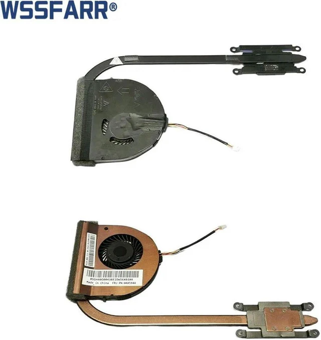 Main image of Laptop Integrated Radiator Cooling Fan for T450 T450S, Part 04X5942 04X5944 00HT597, Replacement CPU Cooler Fan Assembly, Fully Inspected Working