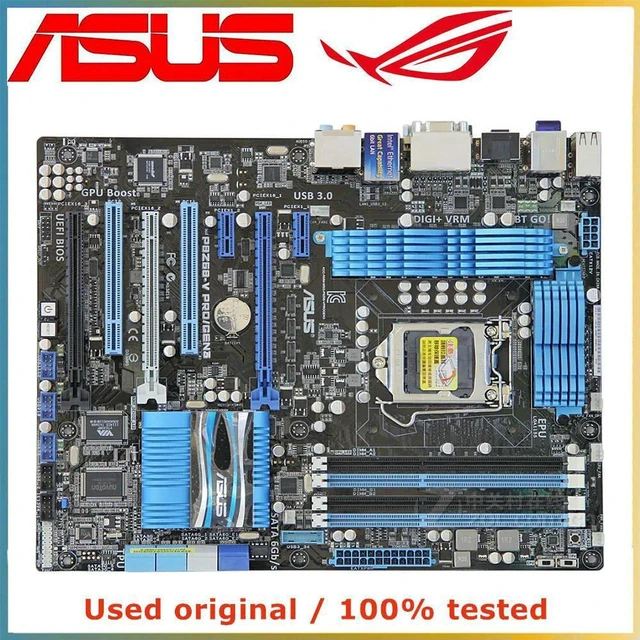 Main image of Desktop Motherboard P8Z68-V Pro/GEN3 Z68 Chipset, LGA1155 DDR3 Mainboard Max 16GB RAM, SATA III PCI-E 3.0 X16 Slot, Fully Tested Working Replacement System Board