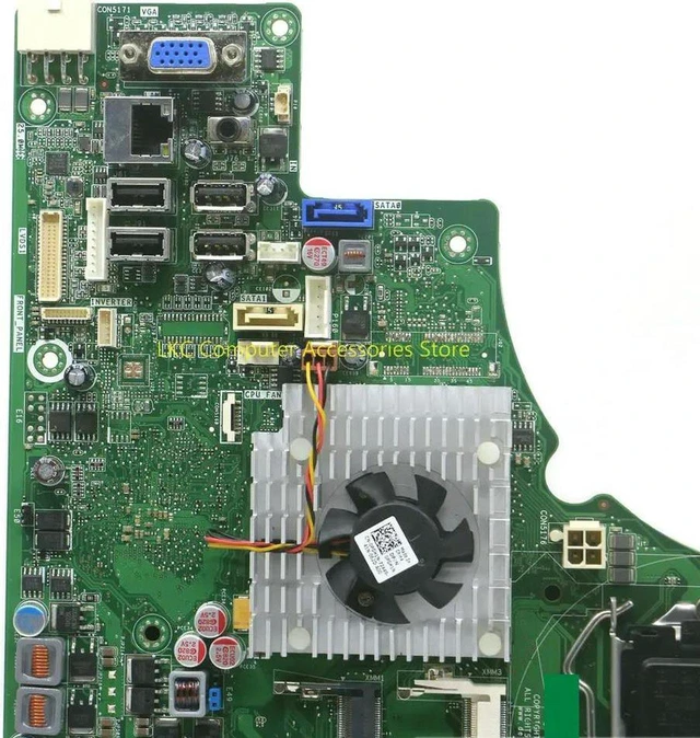 Alt view image 4 of 4 - AIO All-in-one Motherboard for Inspiron One 2330, PCB IPIMB-DP CN-09JR1D 09JR1D 9JR1D, LGA1155 DDR4? No, DDR3 Mainboard with GPU, Fully Tested Working Replacement Board