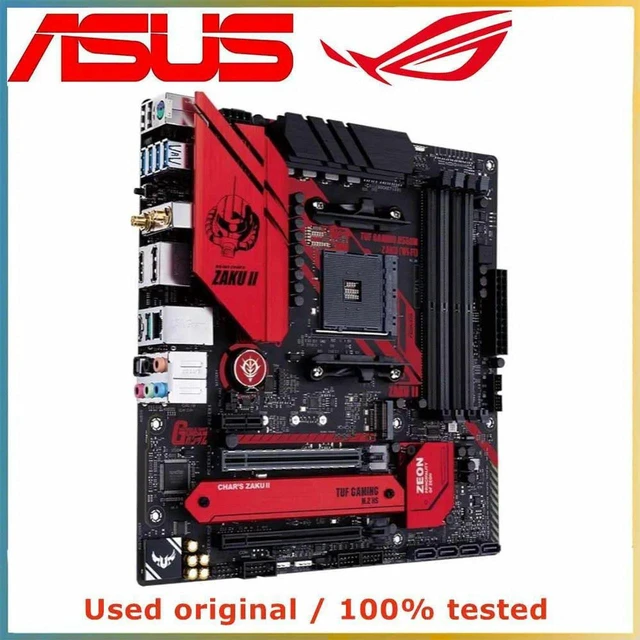 Alt view image 2 of 4 - TUF GAMING B550M-ZAKU (WI-FI) mATX Gaming Motherboard, B550 Chipset AM4 DDR4 Mainboard Max 128GB RAM, M.2 NVMe & PCIe X16 Slot, Fully Tested Working Replacement Board