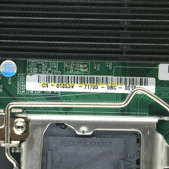 Alt view image 2 of 4 - Server Motherboard for PowerEdge C5000, Part 1853N 01853N CN-01853N PCB DAS81DMB8B0 REV:B, LGA1156 DDR3 Mainboard, Fully Tested Working Replacement Board