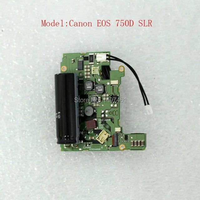 Main image of vDC Power Charge Board PCB Repair Parts for EOS 750D 760D, Kiss X8i Rebel T6i Kiss 8000D Rebel T6S DSLR Camera, Replacement Power Board
