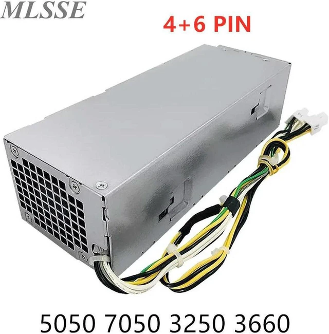 Main image of 240W Desktop Power Supply for 5050 7050 3250 3660 3667 MT, Model L240ES-00 L240AM-01 AC240AM-00 L240AS-01 H240AS-02 H240ES-02 Part DK87P, Fully Tested Working Replacement PSU