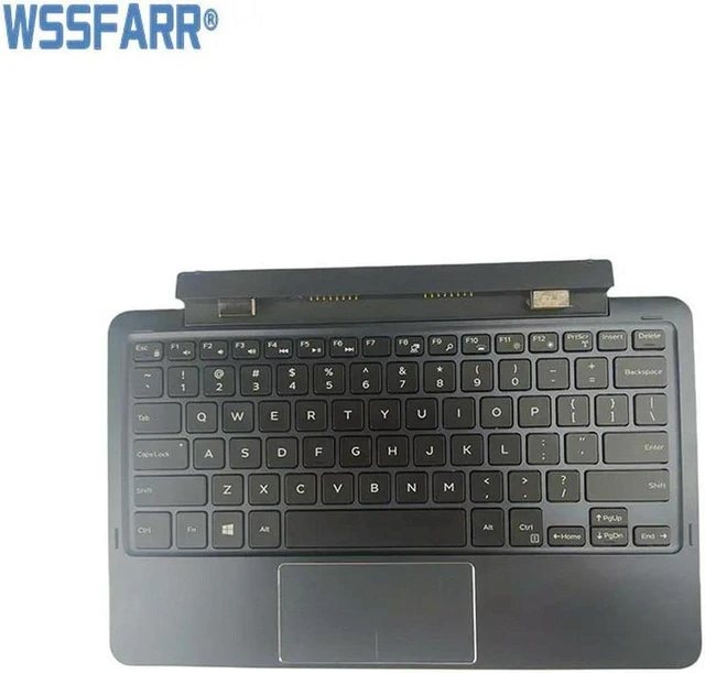 Main image of Laptop Bottom Cover Base with Keyboard Docking Station for Latitude 11 5175 5179 K12M Part T54KN, Replacement Housing