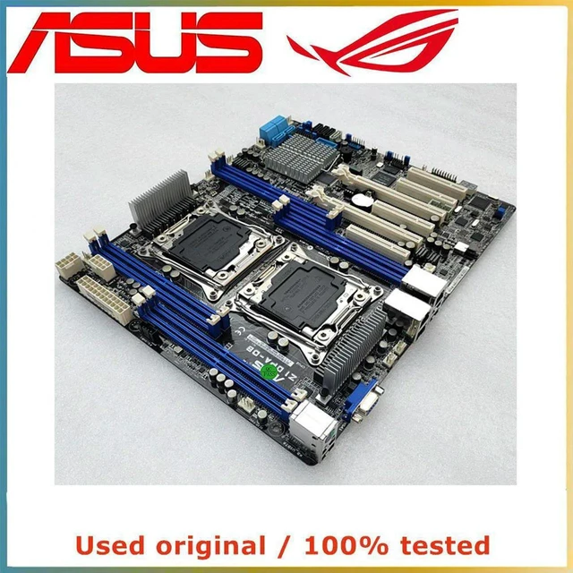 Alt view image 2 of 3 - Desktop Motherboard Z10PA-D8, C612 Chipset LGA2011-3 DDR4 Mainboard Max 64GB RAM, SATA III PCI-E 3.0 X16 Slot, Fully Tested Working Replacement System Board