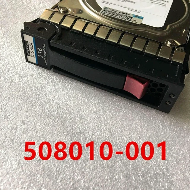 Alt view image 3 of 4 - 2TB 3.5" Server SAS Hard Drive for G6 G7, Part 507616-B21 508010-001 6Gb/s 7200RPM 64MB Cache Internal HDD, Fully Tested Working Replacement Hard Disk