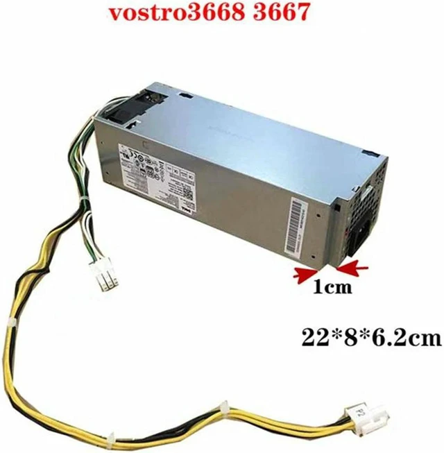 Alt view image 3 of 4 - 240W Desktop Power Supply for V3268 3660 3667 3050 7050 MT, 6Pin Part H240ES-02 HU240AS-02 H240EM-00 L240AM-00 H240AM-02 H240AM-03, Fully Tested Working Replacement PSU
