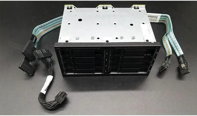 Main image of SAS HDD Backplane Board with Drive Cage for ProLiant DL380P G8 Server, Part 672146-001 670943-001, Replacement Hard Disk Backplane Assembly