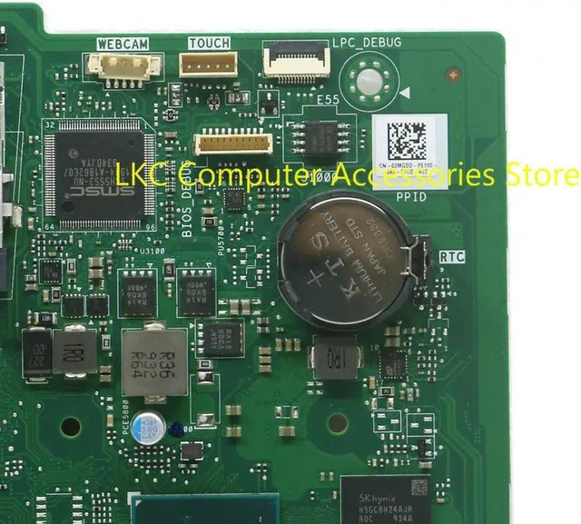 Alt view image 3 of 4 - AIO All-in-One Motherboard for Inspiron 3280 3480 Part 2MGDD 02MGDD CN-02MGDD PCB IPWHL-PS with Soldered i5-8265U Processor, Fully Tested Working Replacement System Board
