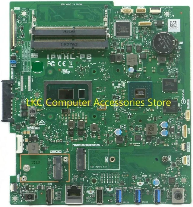 Alt view image 2 of 4 - AIO All-in-One Motherboard for Inspiron 3280 3480 Part 2MGDD 02MGDD CN-02MGDD PCB IPWHL-PS with Soldered i5-8265U Processor, Fully Tested Working Replacement System Board