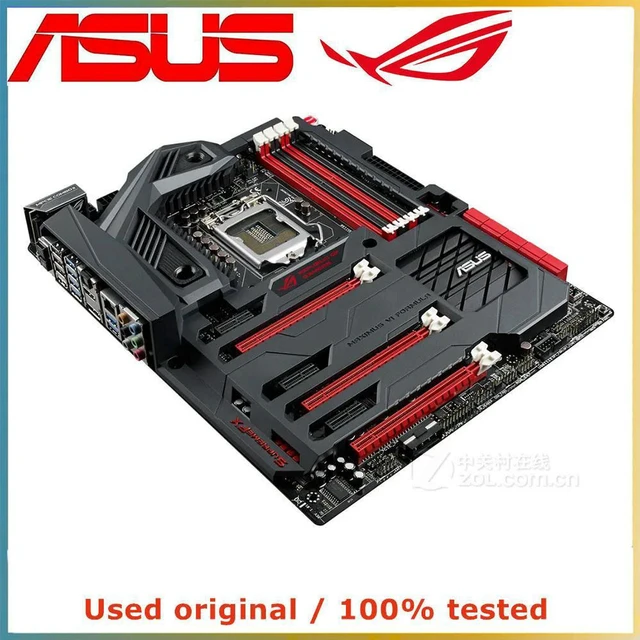 Alt view image 4 of 4 - ATX Gaming Motherboard Maximus VI Formula, LGA1150 Socket Z87 Chipset, Max 32GB DDR3, SATA III PCIe 3.0 x16, Fully Tested Working Replacement Mainboard