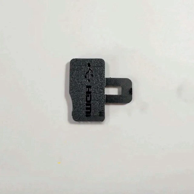 Main image of USB & HDMI Port Rubber Lid Repair Part for EOS M50 Kiss M PC2328 Camera, Flexible Rubber Terminal Cover, Fully Inspected Working Replacement Port Cap