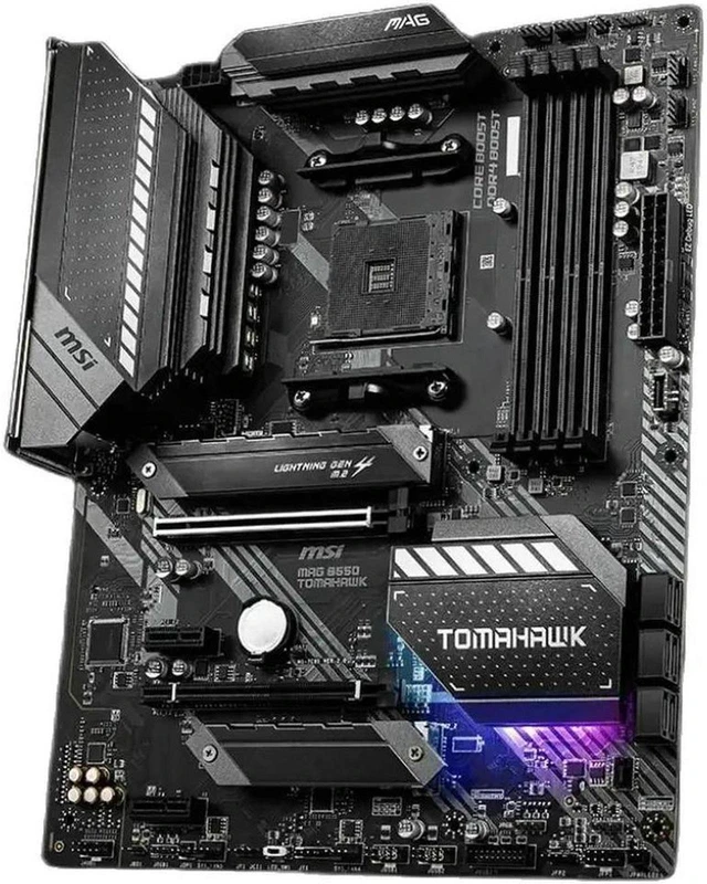 Main image of ATX Gaming Motherboard MAG B550 TOMAHAWK, AMD B550 Chipset AM4 Socket, Supports Ryzen 5 5600G 5600, Ryzen7 5700X3D 5800X3D, Ryzen9 5900 5950X, Fully Tested Working Replacement Mainboard