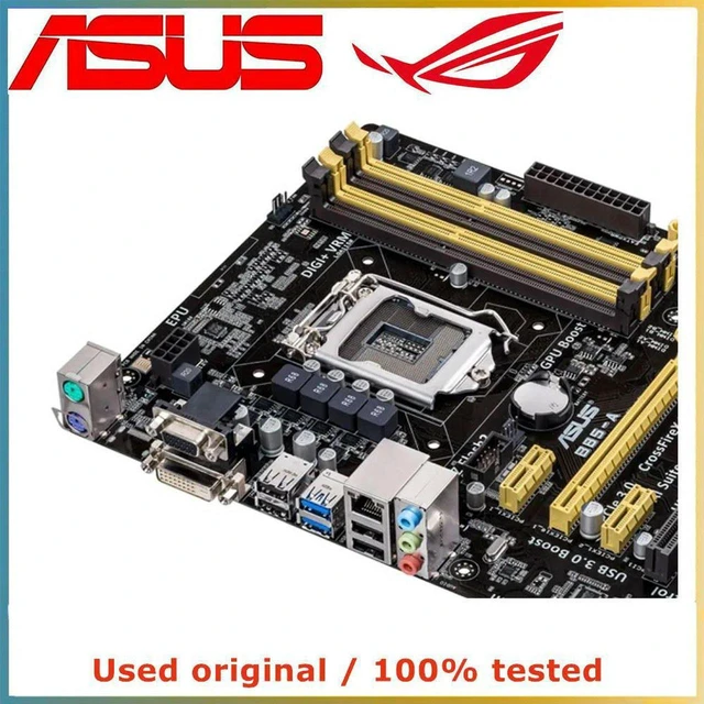 Alt view image 2 of 4 - ATX Desktop Motherboard B85-A, LGA1150 Socket Intel B85 Chipset, Max 32GB DDR3, SATA III PCIe 3.0 x16, Fully Tested Working Replacement Mainboard