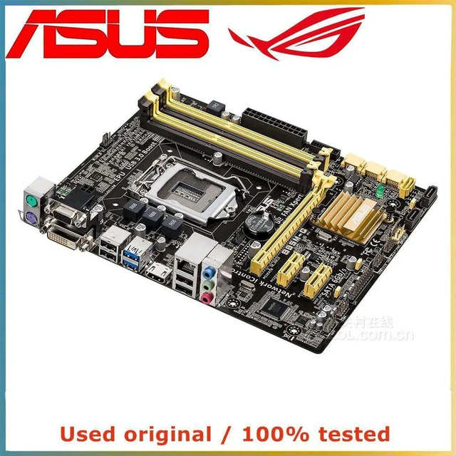 Alt view image 2 of 4 - M-ATX Desktop Motherboard B85M-G, LGA1150 Socket Intel B550 Chipset, Max 32GB DDR3, SATA III PCIe 3.0 x16, Fully Tested Working Replacement Mainboard