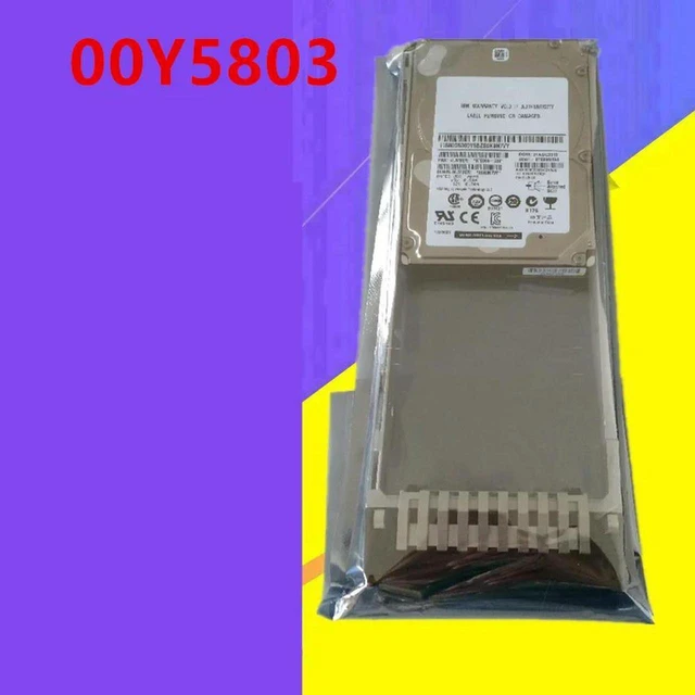 Main image of 2.5" 900GB SAS Server Hard Drive, 6Gb/s 10000RPM 64MB Cache for V5000 Storage, Part 00Y5802 00Y5803 00Y5785, Fully Tested Working Replacement Enterprise HDD