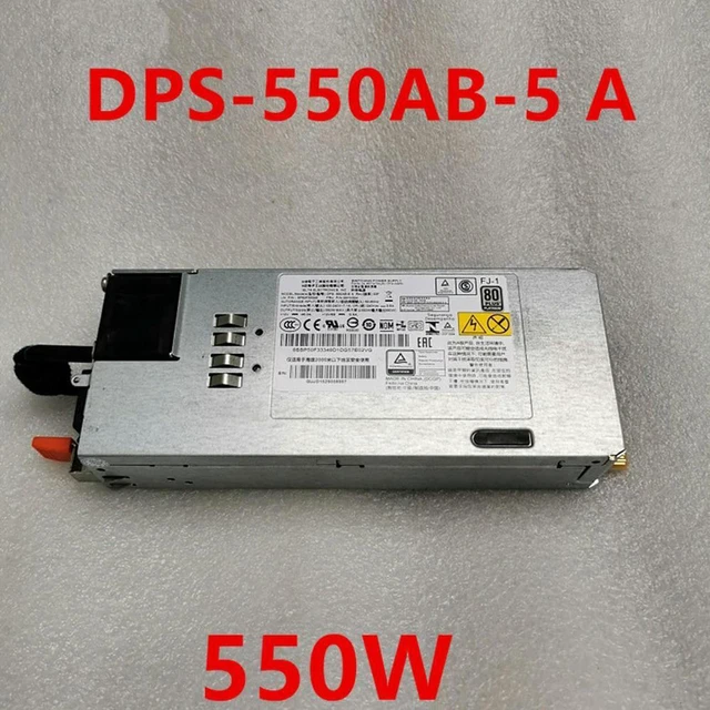 Alt view image 4 of 4 - 550W Server Power Supply DPS-550AB-5A 00HV224 for RD350 RD450 Server, Hot Swap Redundant PSU, Fully Tested Working Replacement Power Unit