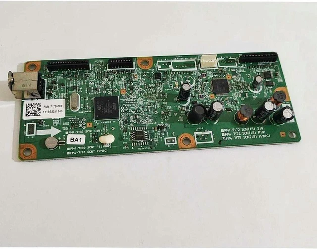 Main image of PCA Main Control Board Replacement for Canon MF4410 MF4412 Multifunction Printer, PN FM4-7175 FM4-7175-000 FM4-717, Printer PCA Logic Mother Board, Tested Spare Part for Laser Printer Body Repair