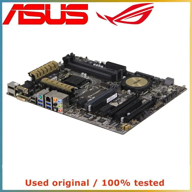 Alt view image 4 of 4 - Z97 ATX Desktop Motherboard Replacement for ASUS Z97-A, LGA1150 Socket, Support DDR3 RAM up to 32GB, SATA III & PCI-E 3.0 X16 Slot, Mainboard for 4th Gen Intel CPU, DIY Desktop PC Repair Upgrade Spare