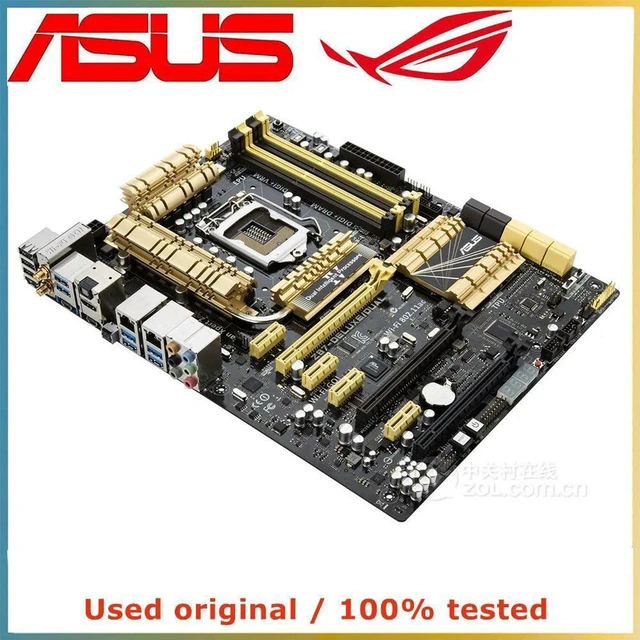 Alt view image 2 of 4 - Z87 ATX Desktop Motherboard Replacement for ASUS Z87-DELUXE/DUAL, LGA1150 Socket, Support DDR3 RAM up to 32GB, SATA III & PCI-E 3.0 X16 Slot, Mainboard for 4th Gen Intel Core CPU, DIY Desktop PC Repai