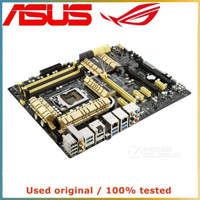Alt view image 4 of 4 - Z87 ATX Desktop Motherboard Replacement for ASUS Z87-DELUXE/DUAL, LGA1150 Socket, Support DDR3 RAM up to 32GB, SATA III & PCI-E 3.0 X16 Slot, Mainboard for 4th Gen Intel Core CPU, DIY Desktop PC Repai