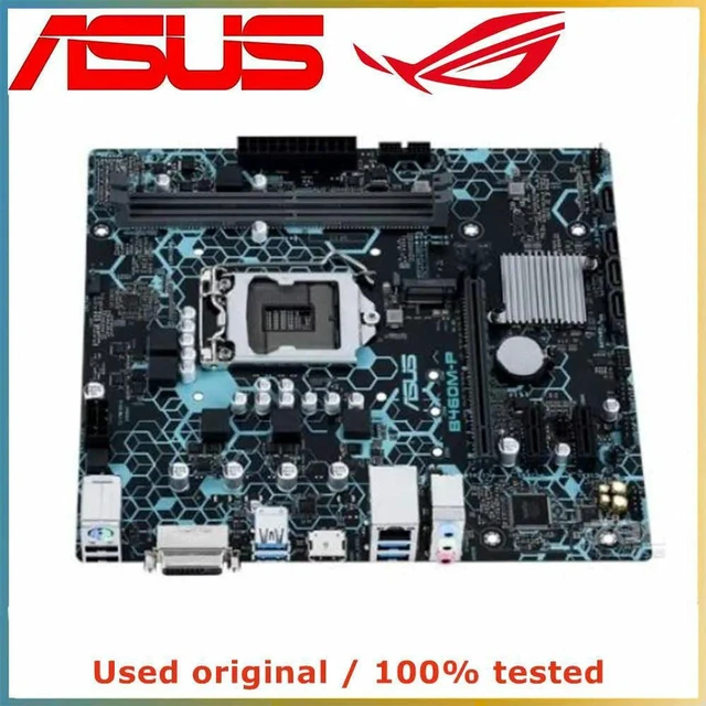 Alt view image 3 of 4 - B460 mATX Desktop Motherboard Replacement for B460M-P, LGA1200 Socket, Support DDR4 RAM up to 64GB, M.2 NVME & PCI-E 3.0 X16 Slot, Mainboard for 10th Gen Intel CPU, Daily Desktop PC Office and Light G