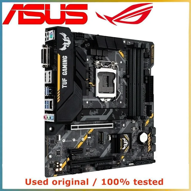 Alt view image 4 of 4 - B365 mATX Desktop Motherboard Replacement for ASUS TUF B365M-PLUS GAMING, LGA1151 Socket, Support DDR4 RAM up to 64GB, SATA III & PCI-E 3.0 X16 Slot, Mainboard for 8th/9th Gen Intel CPU, Entry Gaming