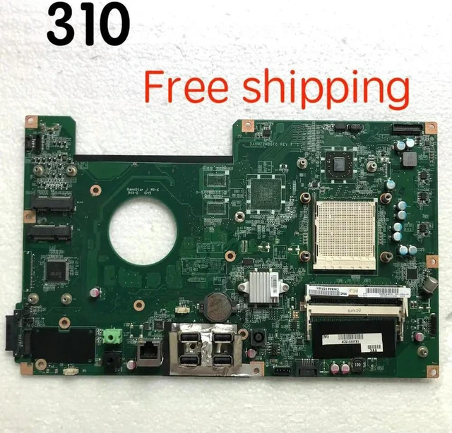 Alt view image 2 of 4 - AIO Motherboard Replacement for HP TouchSmart 310 All-in-One PC, PN 618639-001 618639-002 Board DA0NZ2MB6F0, AM3 Socket DDR3 Mainboard, 100% Fully Tested Working Logic Board, Spare Repair Part for Tou