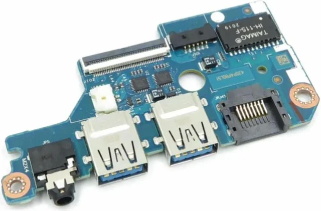 Alt view image 2 of 2 - Laptop USB Ethernet Audio IO Board Replacement for Acer Nitro 5 AN515-44 Notebook, Board FH51M LS-J881P, Integrated LAN USB Audio Interface Circuit Board, 100% Fully Tested Working Spare Part for AN51