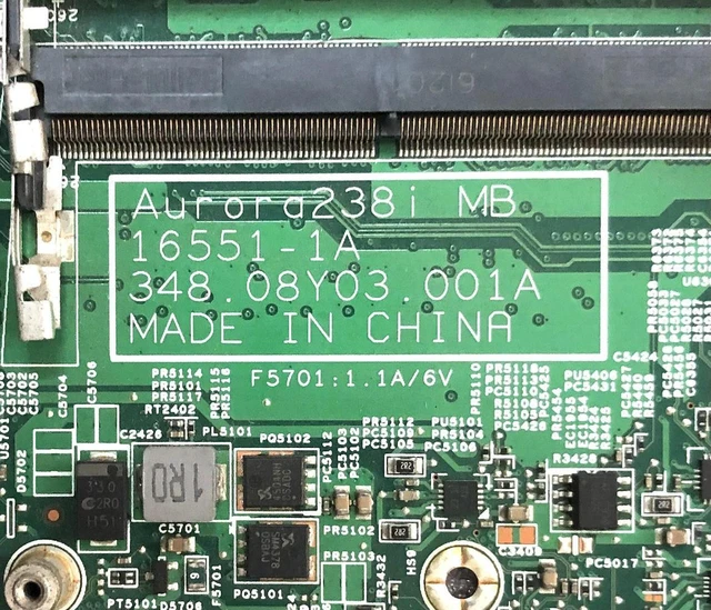 Alt view image 2 of 3 - AIO Motherboard Replacement for HP Z24-880 All-in-One Workstation, Board 16551-1A, 100% Fully Tested Working Mainboard, Spare Repair Part for Z24-880 AIO Boot, Display, Network, USB and Audio Peripher