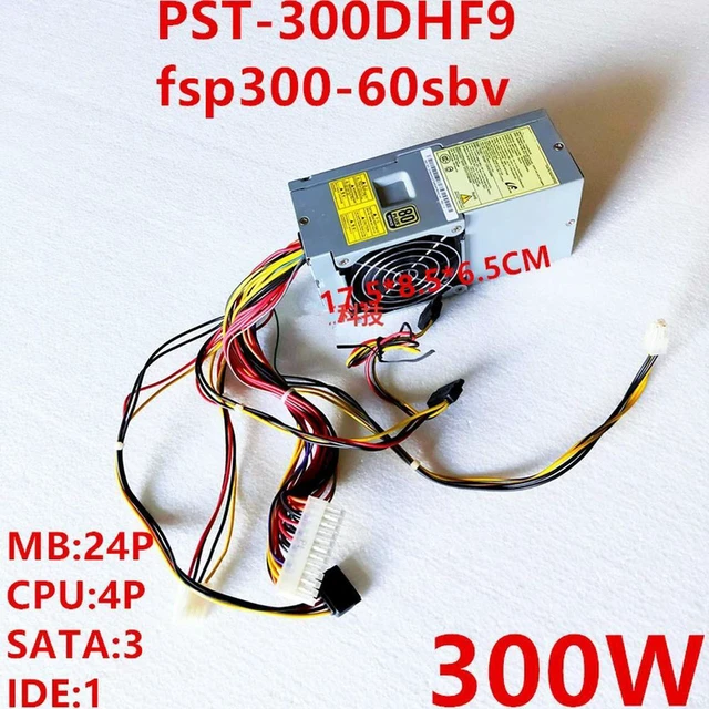 Alt view image 2 of 4 - 80Plus Bronze TFX 300W Desktop Power Supply Replacement, Model PST-300DHF9 FSP300-60SBV, Compact Small Chassis PSU, Stable DC Power Unit, 100% Fully Tested Spare Repair Part for Mini Desktop No Power