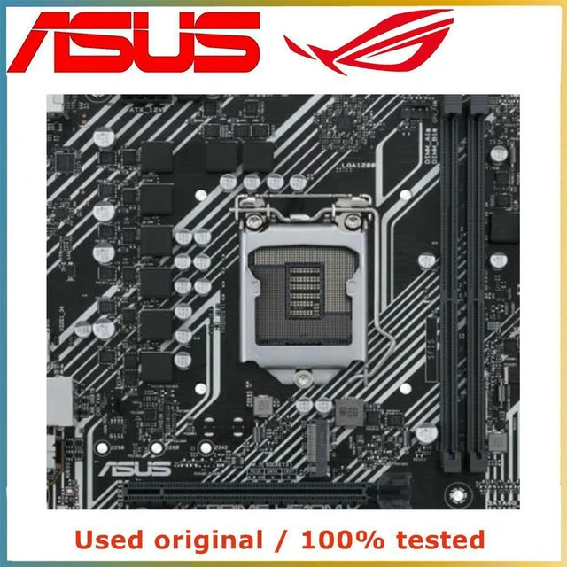 Alt view image 4 of 4 - ASUS PRIME H510M-K Desktop Motherboard, LGA1200 Socket Supports Intel 10th Gen CPU, 2 DDR4 Slots Max 64GB, M.2 NVMe PCIe 3.0 X16 Slot, Stable Office Mainboard, 100% Fully Tested Spare Repair Part for
