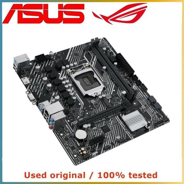 Main image of ASUS PRIME H510M-K Desktop Motherboard, LGA1200 Socket Supports Intel 10th Gen CPU, 2 DDR4 Slots Max 64GB, M.2 NVMe PCIe 3.0 X16 Slot, Stable Office Mainboard, 100% Fully Tested Spare Repair Part for