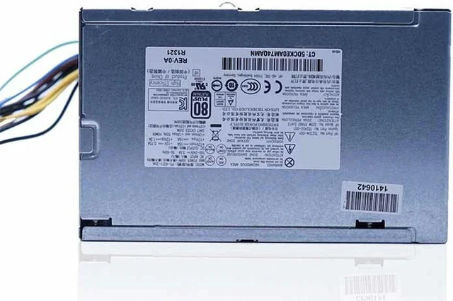 Alt view image 2 of 4 - 320W MT Desktop Power Supply PSU Replacement for 680 880 6000 8000 MT DPS-320NB A CFH0320AWWA PS-4321-9 DPS-320MB A 611484-001 613765-001 100-240V ATX Power Unit