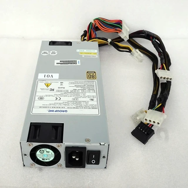 Alt view image 2 of 4 - 1U 460W 80 Plus Bronze Switching Power Supply Replacement PSU FSP460-701UH FSP460-701UG, Stable Output for Server, NAS, Industrial PC Rack Chassis Repair Upgrade