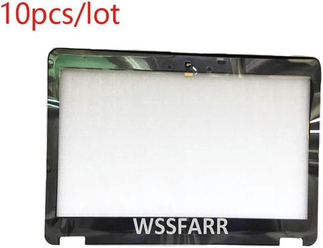 Main image of 10Pcs LCD Front B Shell Bezel Replacement for Latitude E6440 6440 Laptop, Screen Frame Cover with Webcam and Microphone Cutout, Repair Spare Parts for Notebook Display