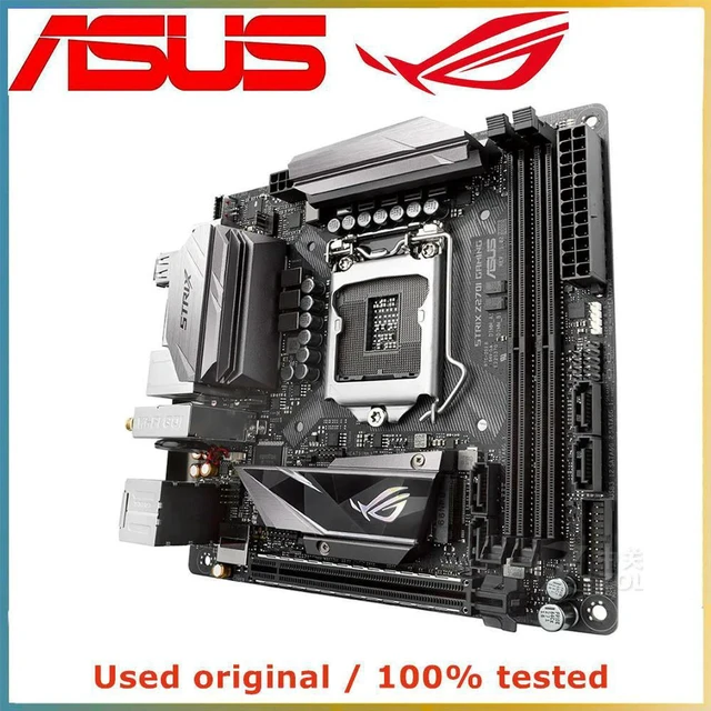 Alt view image 3 of 4 - ROG STRIX Z270I GAMING Mini ITX Motherboard Intel Z270 LGA1151 Socket, DDR4 Support, M.2 NVMe, PCIe 3.0 X16 Mainboard, 100% Fully Tested for Small Form Factor Gaming PC Build & Repair