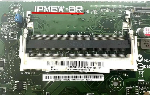 Alt view image 3 of 4 - IPMBW-BR AIO Motherboard Replacement for ZC-700 ZC-700G All-in-One PC, PN DBSZB11003 Mainboard, 100% Fully Tested for Desktop AIO Repair