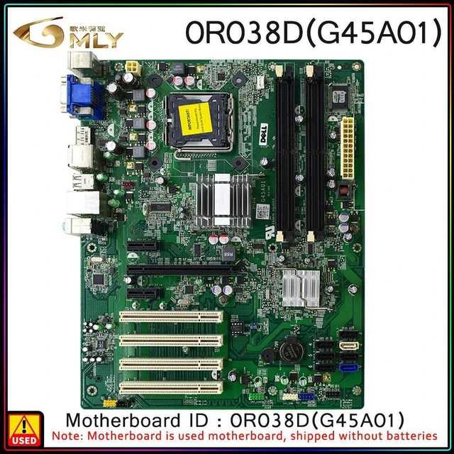 Main image of Vostro V420 Desktop Motherboard Replacement, PN G45A01 R038D N185P 0R038D Mainboard, Intel G45 Chipset LGA775 DDR2 Mainboard, 100% Fully Tested for Desktop Repair