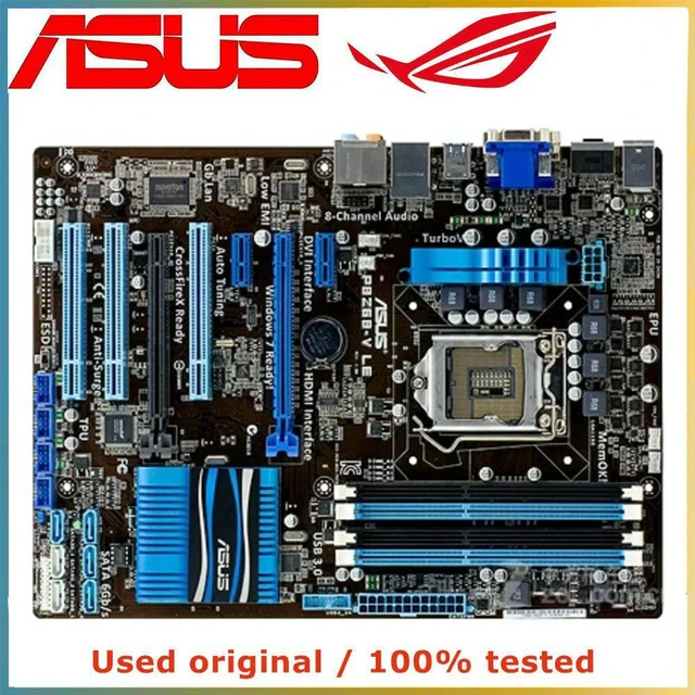 Alt view image 4 of 4 - P8Z68-V LE ATX Desktop Motherboard Intel Z68 Chipset LGA1155 Socket, DDR3 Up to 32GB, SATA III PCIe 3.0 X16 Mainboard, 100% Fully Tested for Desktop PC Repair and Hardware Upgrade